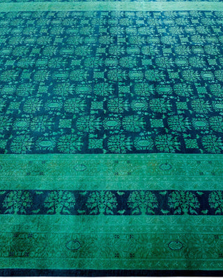 Fine Vibrance, One-of-a-Kind Hand-Knotted Area Rug - Purple, 9' 2" x 11' 9" - Solo Rugs