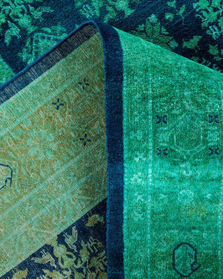 Fine Vibrance, One-of-a-Kind Hand-Knotted Area Rug - Purple, 9' 2" x 11' 9" - Solo Rugs