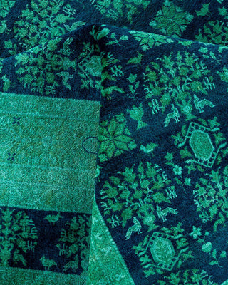 Fine Vibrance, One-of-a-Kind Hand-Knotted Area Rug - Purple, 9' 2" x 11' 9" - Solo Rugs