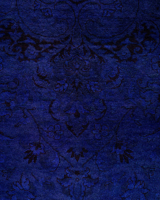 Fine Vibrance, One-of-a-Kind Hand-Knotted Area Rug - Purple, 9' 2" x 12' 4" - Solo Rugs