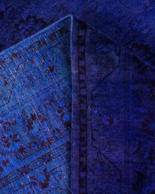 Fine Vibrance, One-of-a-Kind Hand-Knotted Area Rug - Purple, 9' 2" x 12' 4" - Solo Rugs