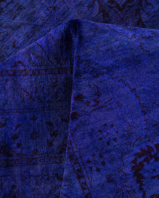 Fine Vibrance, One-of-a-Kind Hand-Knotted Area Rug - Purple, 9' 2" x 12' 4" - Solo Rugs