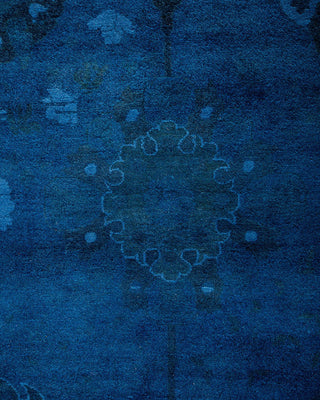 Fine Vibrance, One-of-a-Kind Hand-Knotted Area Rug - Purple, 9' 3" x 12' 2" - Solo Rugs