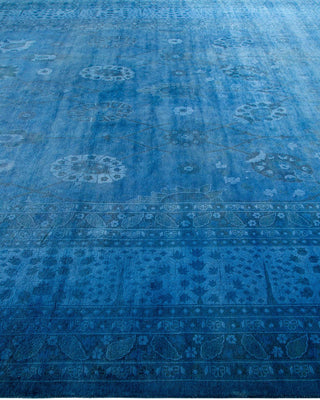 Fine Vibrance, One-of-a-Kind Hand-Knotted Area Rug - Purple, 9' 3" x 12' 2" - Solo Rugs