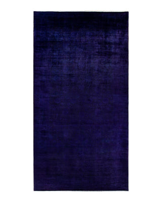 Fine Vibrance, One-of-a-Kind Hand-Knotted Area Rug - Purple, 9' 3" x 17' 6" - Solo Rugs