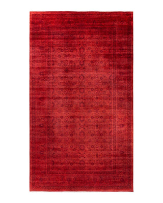 Fine Vibrance, One-of-a-Kind Hand-Knotted Area Rug - Red, 8' 3" x 14' 10" - Solo Rugs
