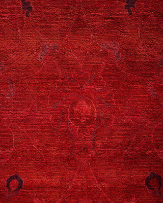 Fine Vibrance, One-of-a-Kind Hand-Knotted Area Rug - Red, 9' 0" x 12' 1" - Solo Rugs