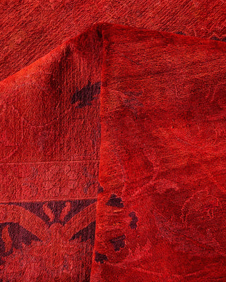 Fine Vibrance, One-of-a-Kind Hand-Knotted Area Rug - Red, 9' 0" x 12' 1" - Solo Rugs