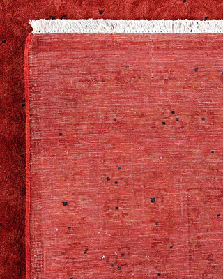 Fine Vibrance, One-of-a-Kind Hand-Knotted Area Rug - Red, 9' 1" x 12' 8" - Solo Rugs