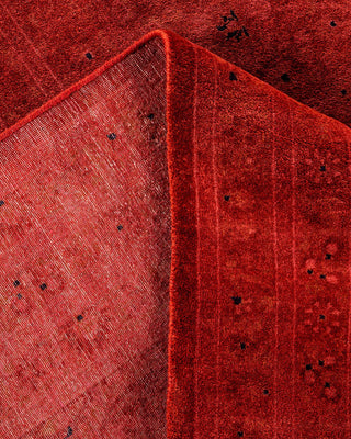 Fine Vibrance, One-of-a-Kind Hand-Knotted Area Rug - Red, 9' 1" x 12' 8" - Solo Rugs