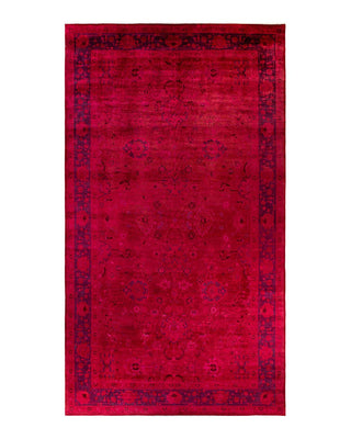Fine Vibrance, One-of-a-Kind Hand-Knotted Area Rug - Red, 9' 10" x 17' 7" - Solo Rugs