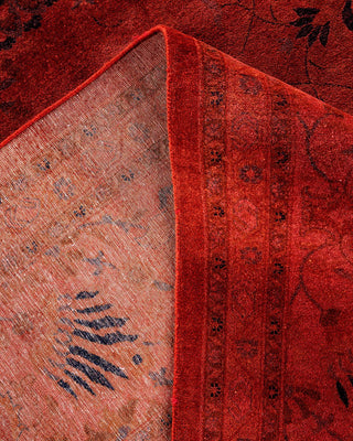 Fine Vibrance, One-of-a-Kind Hand-Knotted Area Rug - Red, 9' 2" x 12' 1" - Solo Rugs