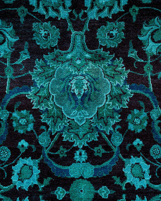 Fine Vibrance, One-of-a-Kind Hand-Knotted Area Rug - Red, 9' 3" x 12' 2" - Solo Rugs