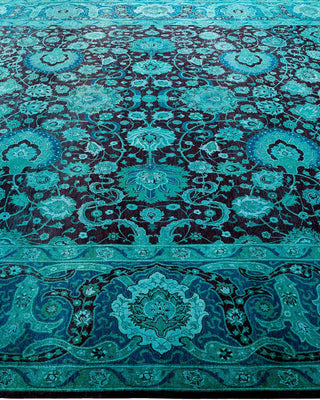 Fine Vibrance, One-of-a-Kind Hand-Knotted Area Rug - Red, 9' 3" x 12' 2" - Solo Rugs