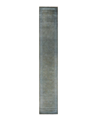 Fine Vibrance, One-of-a-Kind Hand-Knotted Runner Rug - Brown, 2' 7" x 16' 1" - Solo Rugs