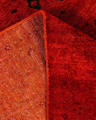Fine Vibrance, One-of-a-Kind Handmade Area Rug - Orange, 6' 1" x 9' 10" - Solo Rugs