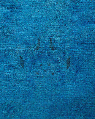 Vibrance, One-of-a-Kind Hand-Knotted Area Rug - Blue, 9' 2" x 12' 0" - Solo Rugs