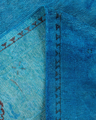 Vibrance, One-of-a-Kind Hand-Knotted Area Rug - Blue, 9' 2" x 12' 0" - Solo Rugs