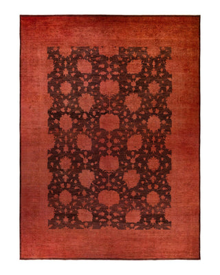 Vibrance, One-of-a-Kind Hand-Knotted Area Rug - Brown, 12' 1" x 16' 0" - Solo Rugs