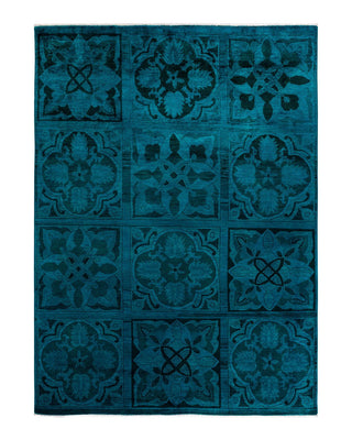 Vibrance, One-of-a-Kind Hand-Knotted Area Rug - Brown, 6' 4" x 8' 10" - Solo Rugs