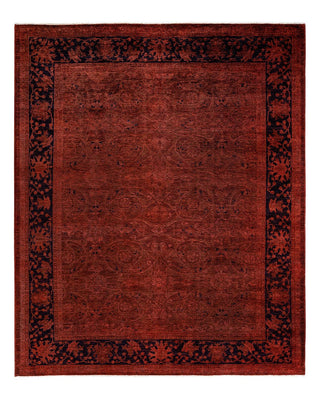 Vibrance, One-of-a-Kind Hand-Knotted Area Rug - Brown, 8' 1" x 9' 10" - Solo Rugs