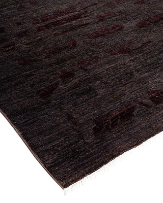 Vibrance, One-of-a-Kind Hand-Knotted Area Rug - Brown, 8' 10" x 12' 2" - Solo Rugs
