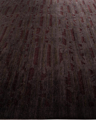 Vibrance, One-of-a-Kind Hand-Knotted Area Rug - Brown, 8' 10" x 12' 2" - Solo Rugs