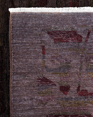 Vibrance, One-of-a-Kind Hand-Knotted Area Rug - Brown, 8' 10" x 12' 2" - Solo Rugs