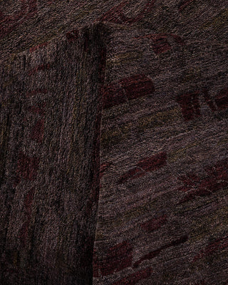 Vibrance, One-of-a-Kind Hand-Knotted Area Rug - Brown, 8' 10" x 12' 2" - Solo Rugs
