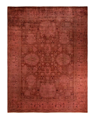 Vibrance, One-of-a-Kind Hand-Knotted Area Rug - Brown, 9' 3" x 11' 10" - Solo Rugs