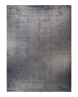 Vibrance, One-of-a-Kind Hand-Knotted Area Rug - Gray, 12' 1" x 15' 7" - Solo Rugs