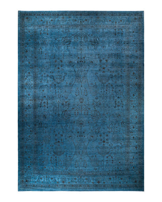 Vibrance, One-of-a-Kind Hand-Knotted Area Rug - Gray, 12' 5" x 17' 7" - Solo Rugs