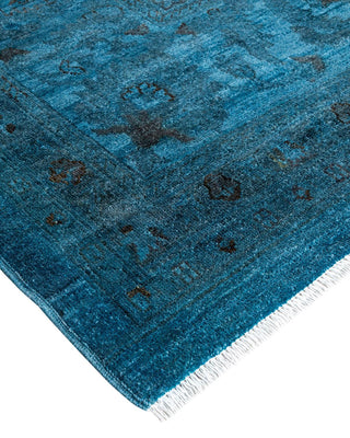 Vibrance, One-of-a-Kind Hand-Knotted Area Rug - Gray, 12' 5" x 17' 7" - Solo Rugs