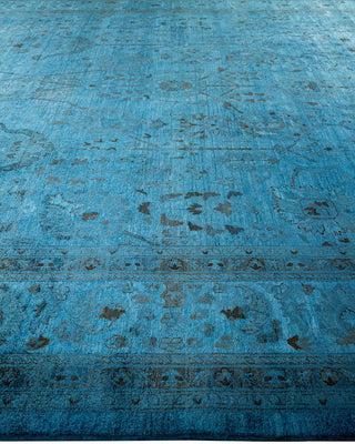Vibrance, One-of-a-Kind Hand-Knotted Area Rug - Gray, 12' 5" x 17' 7" - Solo Rugs
