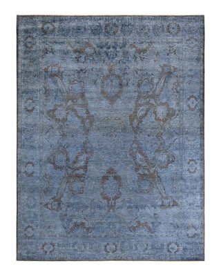 Vibrance, One-of-a-Kind Hand-Knotted Area Rug - Gray, 8' 0" x 10' 0" - Solo Rugs