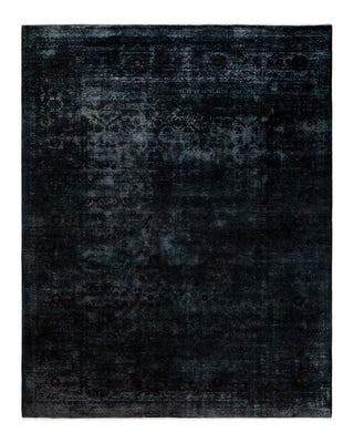 Vibrance, One-of-a-Kind Hand-Knotted Area Rug - Gray, 8' 1" x 10' 1" - Solo Rugs