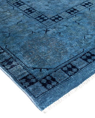 Vibrance, One-of-a-Kind Hand-Knotted Area Rug - Gray, 8' 10" x 12' 1" - Solo Rugs