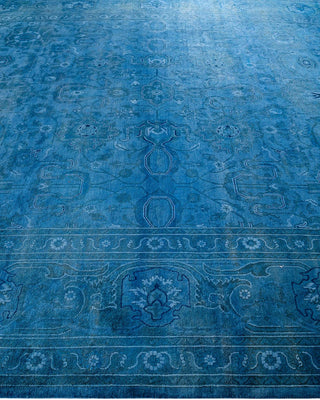 Vibrance, One-of-a-Kind Hand-Knotted Area Rug - Gray, 9' 0" x 11' 8" - Solo Rugs