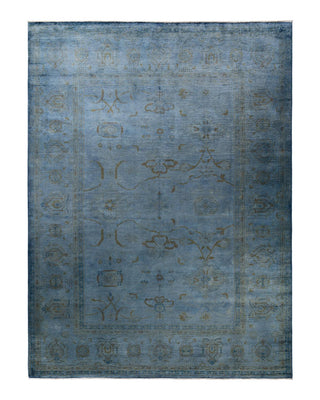 Vibrance, One-of-a-Kind Hand-Knotted Area Rug - Gray, 9' 2" x 12' 3" - Solo Rugs