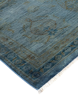 Vibrance, One-of-a-Kind Hand-Knotted Area Rug - Gray, 9' 2" x 12' 3" - Solo Rugs