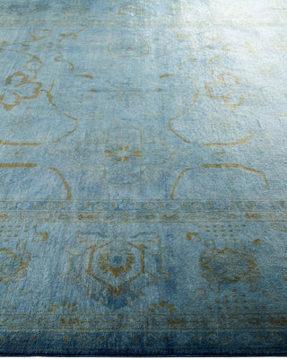 Vibrance, One-of-a-Kind Hand-Knotted Area Rug - Gray, 9' 2" x 12' 3" - Solo Rugs