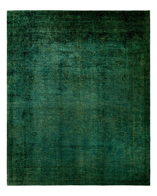 Vibrance, One-of-a-Kind Hand-Knotted Area Rug - Green, 11' 10" x 14' 7" - Solo Rugs