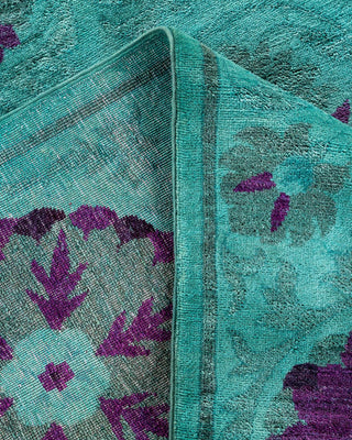 Vibrance, One-of-a-Kind Hand-Knotted Area Rug - Green, 9' 2" x 12' 1" - Solo Rugs