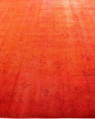 Vibrance, One-of-a-Kind Hand-Knotted Area Rug - Orange, 9' 2" x 12' 4" - Solo Rugs