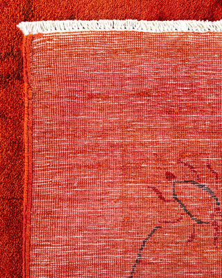 Vibrance, One-of-a-Kind Hand-Knotted Area Rug - Orange, 9' 2" x 12' 4" - Solo Rugs