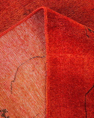 Vibrance, One-of-a-Kind Hand-Knotted Area Rug - Orange, 9' 2" x 12' 4" - Solo Rugs