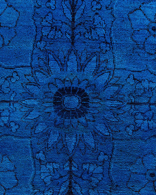 Vibrance, One-of-a-Kind Hand-Knotted Area Rug - Purple, 9' 0" x 11' 7" - Solo Rugs