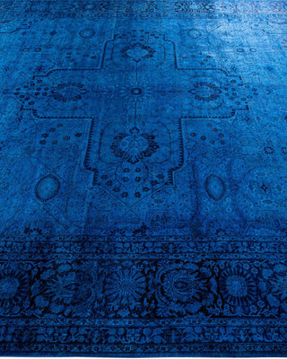 Vibrance, One-of-a-Kind Hand-Knotted Area Rug - Purple, 9' 0" x 11' 7" - Solo Rugs