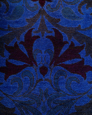 Vibrance, One-of-a-Kind Hand-Knotted Area Rug - Purple, 9' 3" x 12' 3" - Solo Rugs