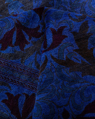 Vibrance, One-of-a-Kind Hand-Knotted Area Rug - Purple, 9' 3" x 12' 3" - Solo Rugs